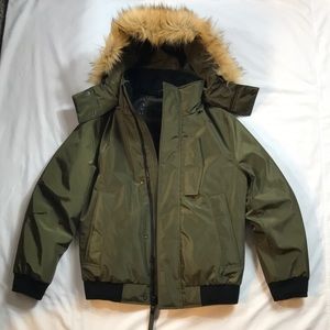 Andrew Marc Winter Coat “Olive Green” - Size Small